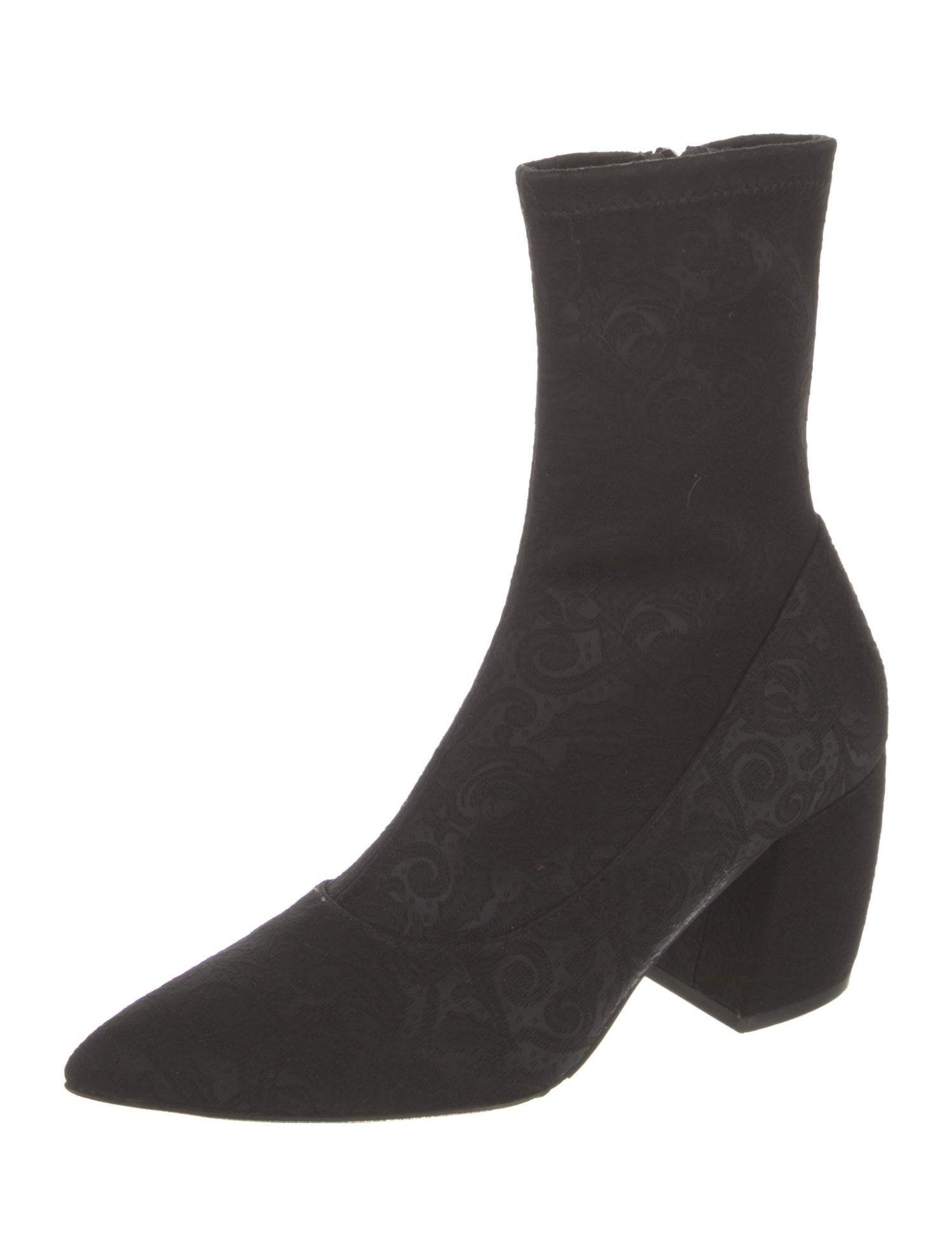 Neiman Marcus Suede Sock Boots
