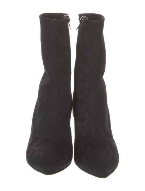 Neiman Marcus Suede Sock Boots