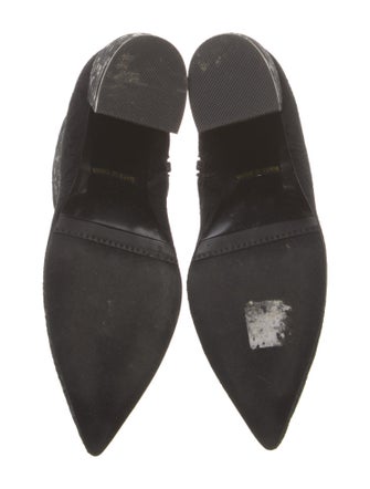 Neiman Marcus Suede Sock Boots