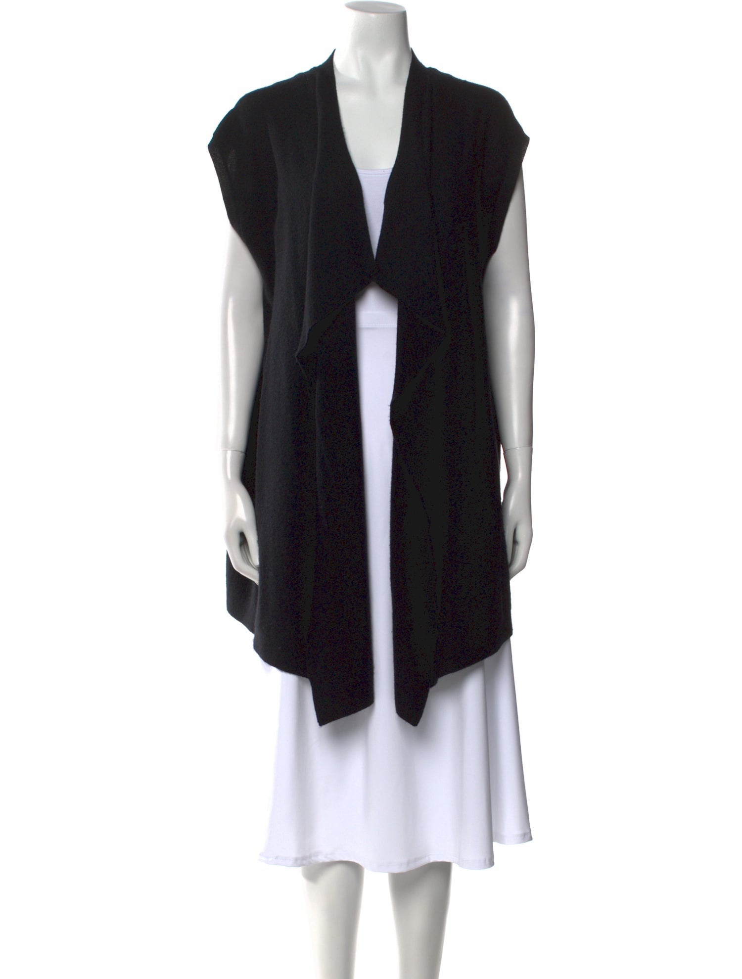 Neiman Marcus Cashmere Open Front Sweater