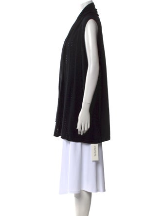 Neiman Marcus Cashmere Open Front Sweater