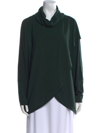 Neiman Marcus Cowl Neck Long Sleeve Sweatshirt