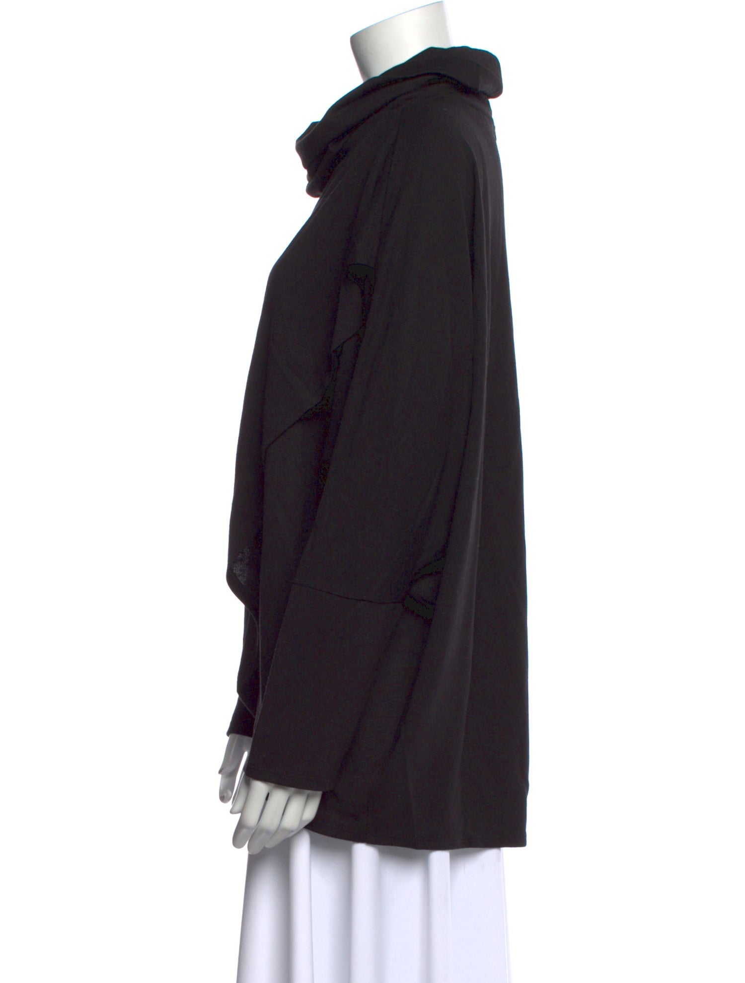 Neiman Marcus Cowl Neck Long Sleeve Sweatshirt