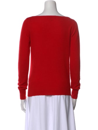 Neiman Marcus Cashmere Bateau Neckline Sweater