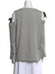 Neiman Marcus Scoop Neck Long Sleeve Sweatshirt