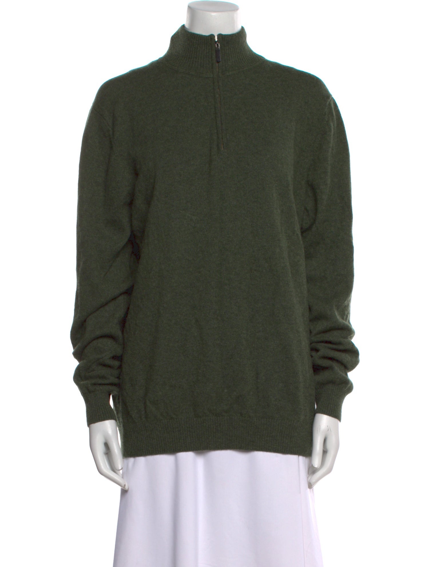 Neiman Marcus Cashmere Mock Neck Sweater