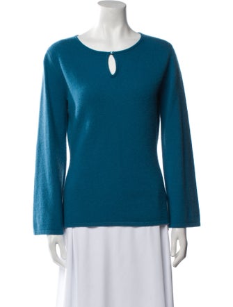 Neiman Marcus Cashmere Scoop Neck Sweater