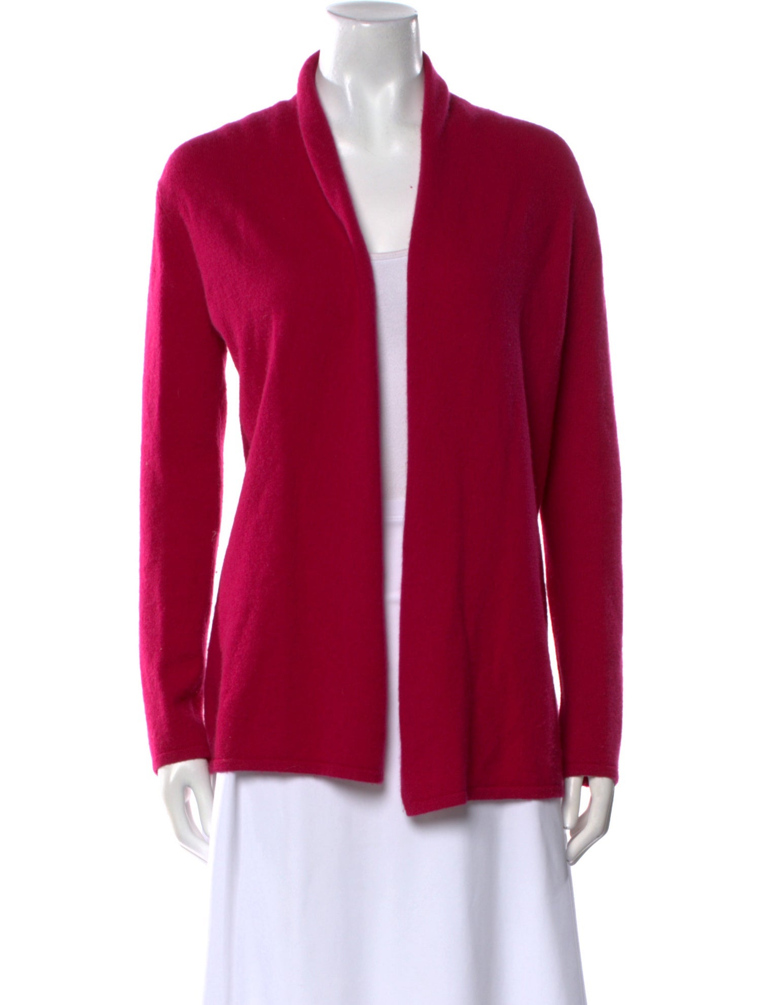 Neiman Marcus Cashmere Open Front Sweater