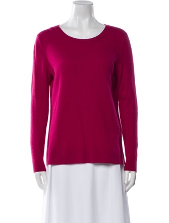 Neiman Marcus Cashmere Scoop Neck Sweater