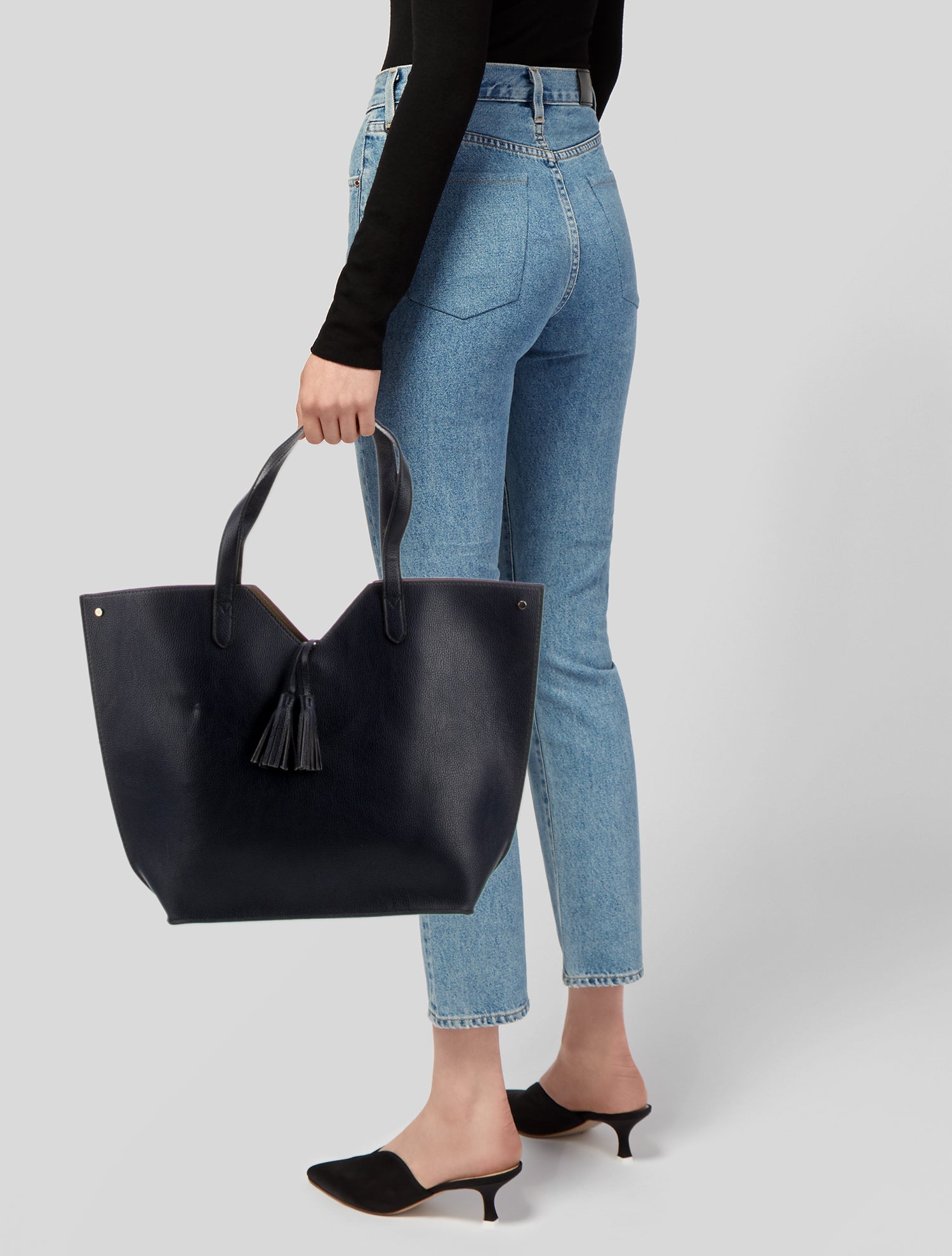 Neiman Marcus Leather Shoulder Bag