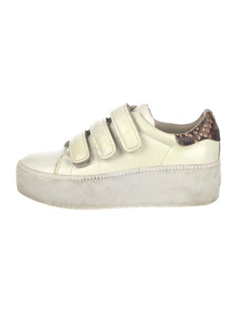 Neiman Marcus Leather Sneakers