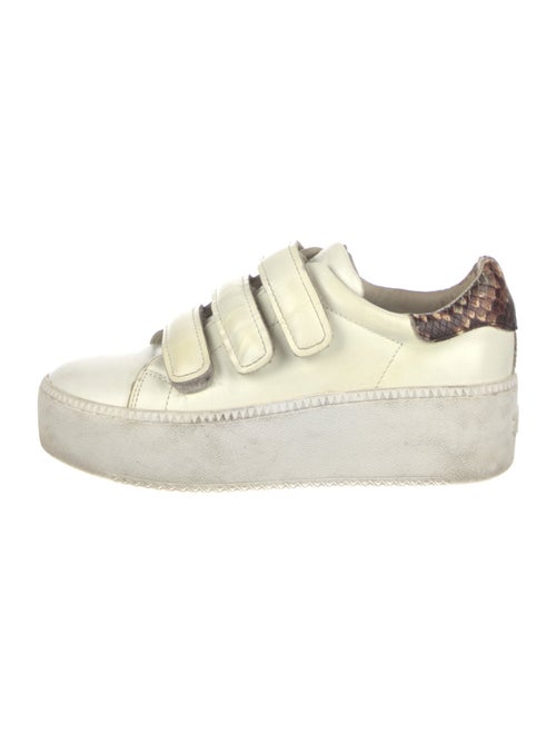 Neiman Marcus Leather Sneakers