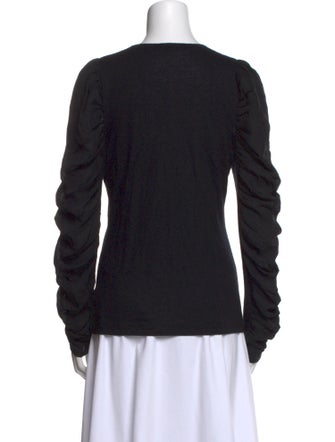 Neiman Marcus Cashmere Crew Neck Sweatshirt