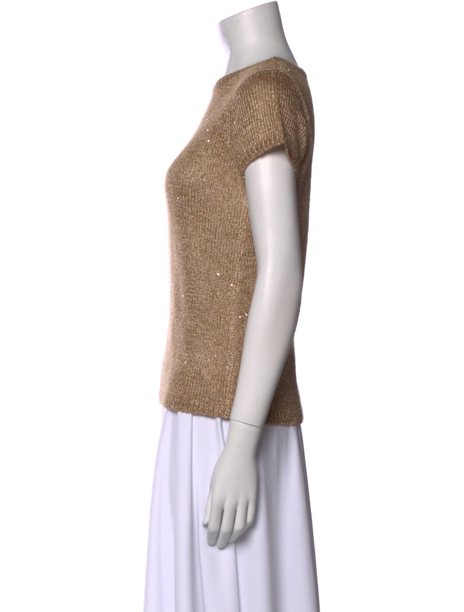 Neiman Marcus Cashmere Bateau Neckline Sweater