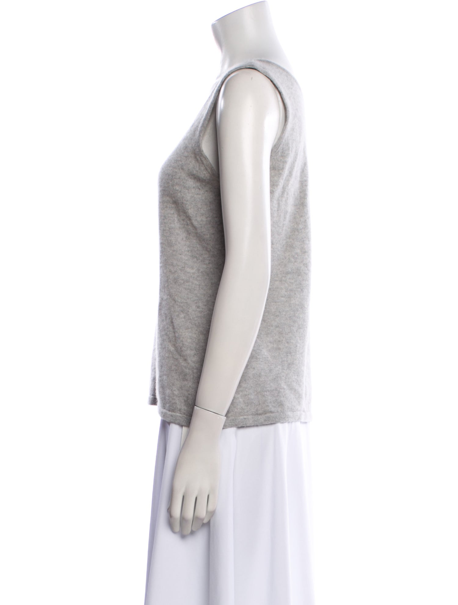 Neiman Marcus Cashmere Scoop Neck Top