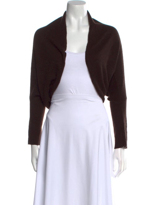 Neiman Marcus Cashmere Open Front Sweater