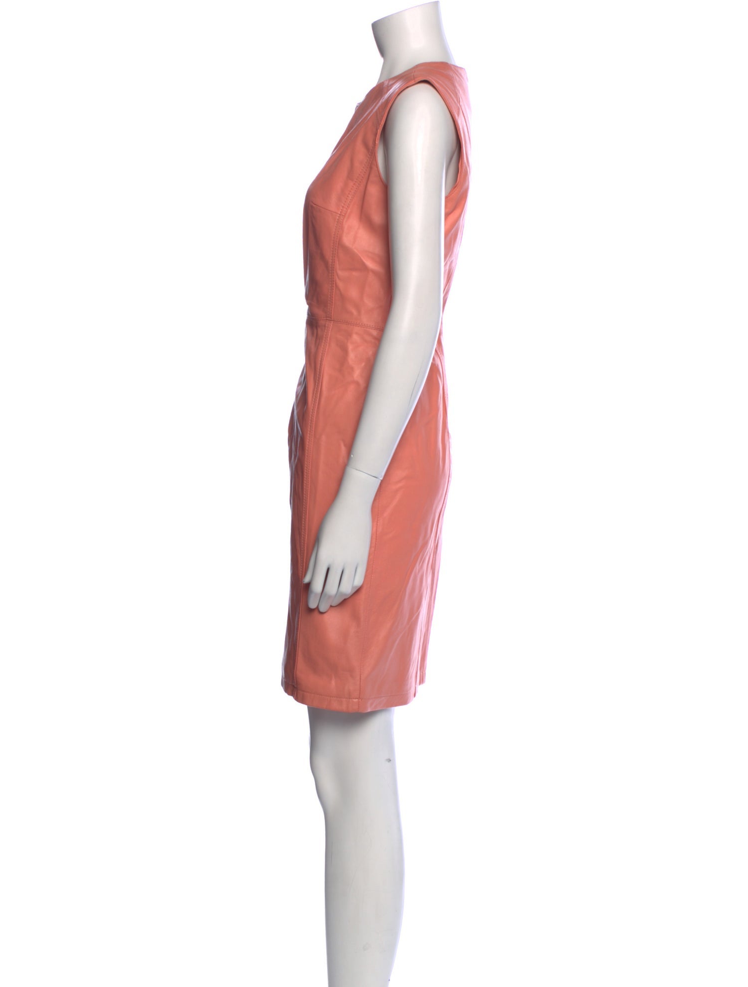 Neiman Marcus Leather Mini Dress