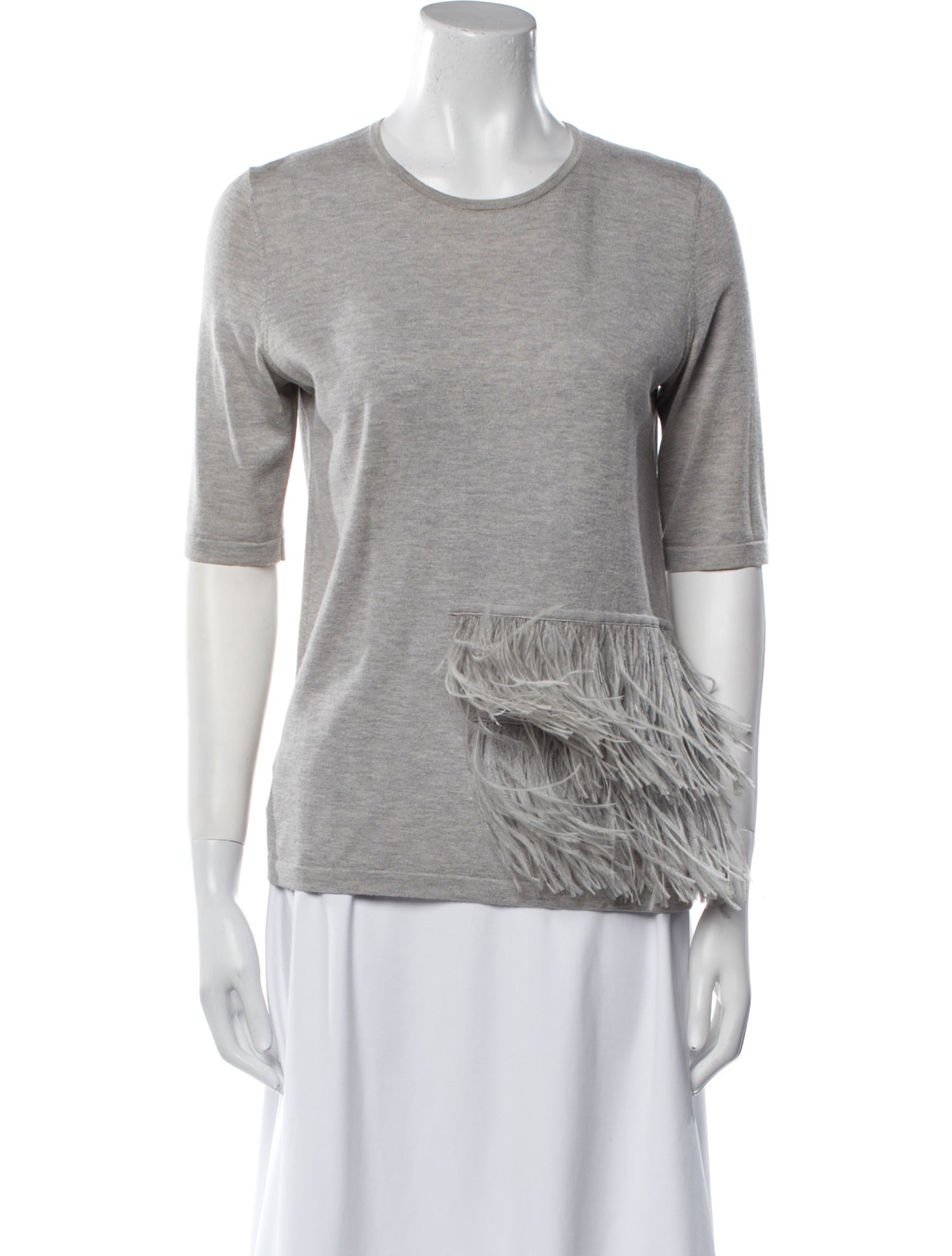 Neiman Marcus Cashmere Scoop Neck Sweater