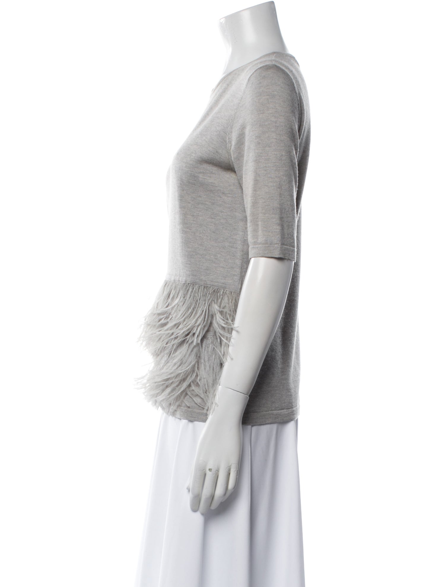 Neiman Marcus Cashmere Scoop Neck Sweater