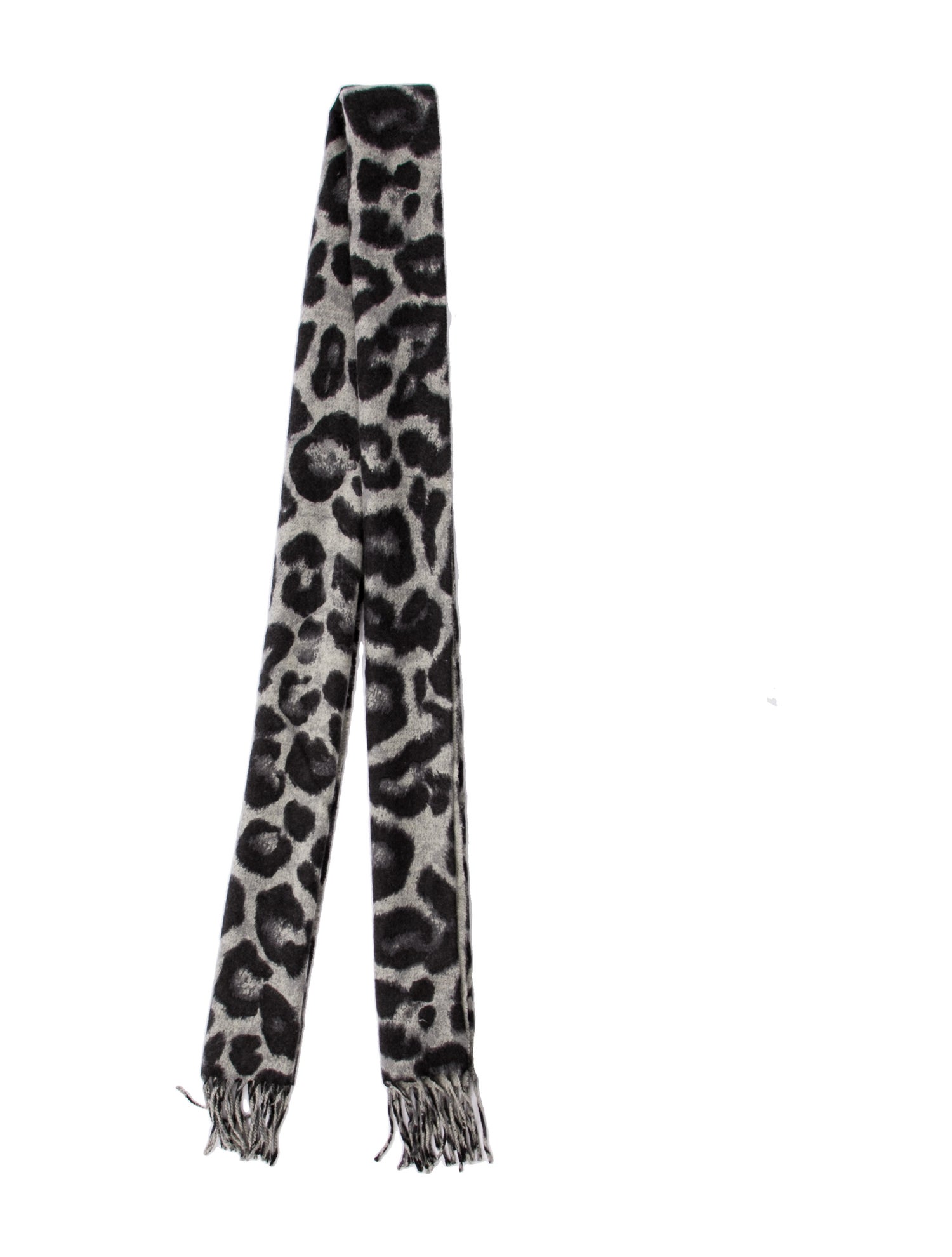 Neiman Marcus Cashmere Animal Print Scarf
