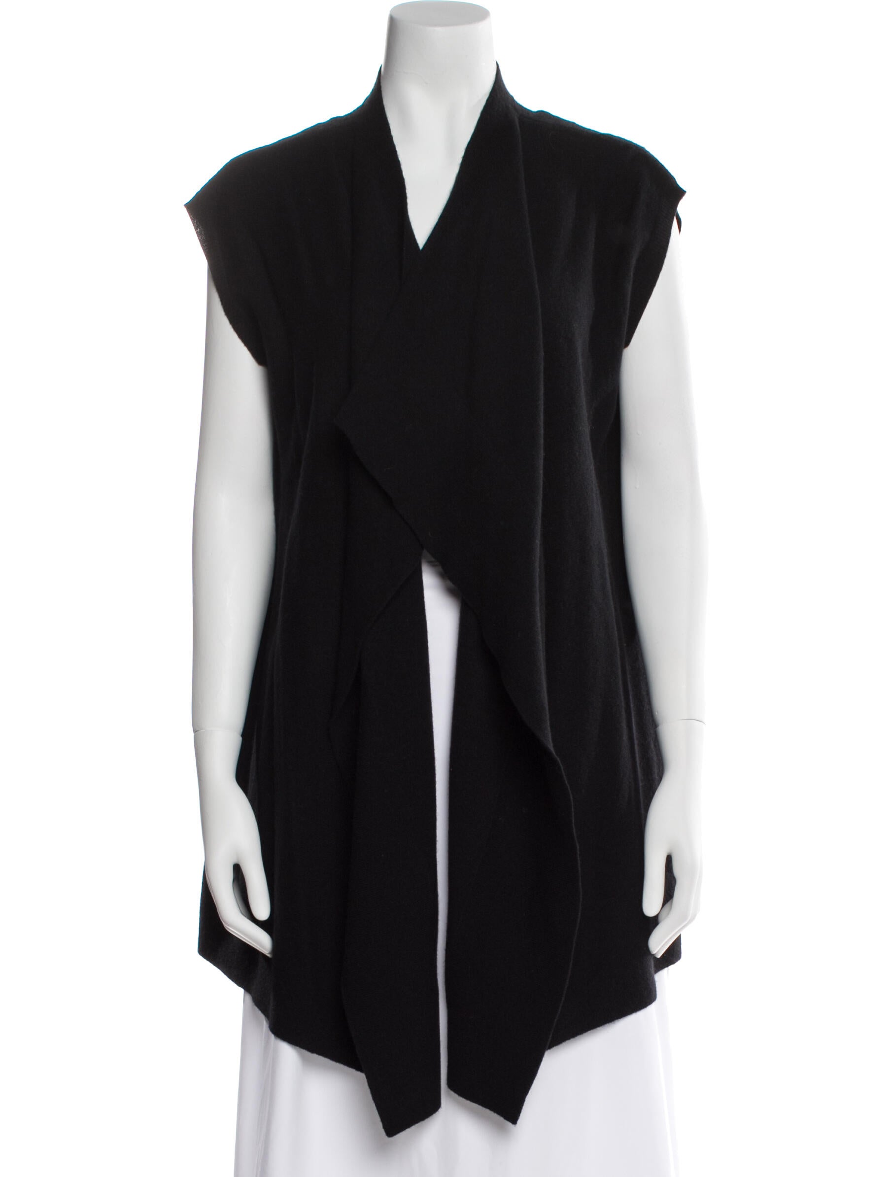 Neiman Marcus Cashmere Open Front Sweater