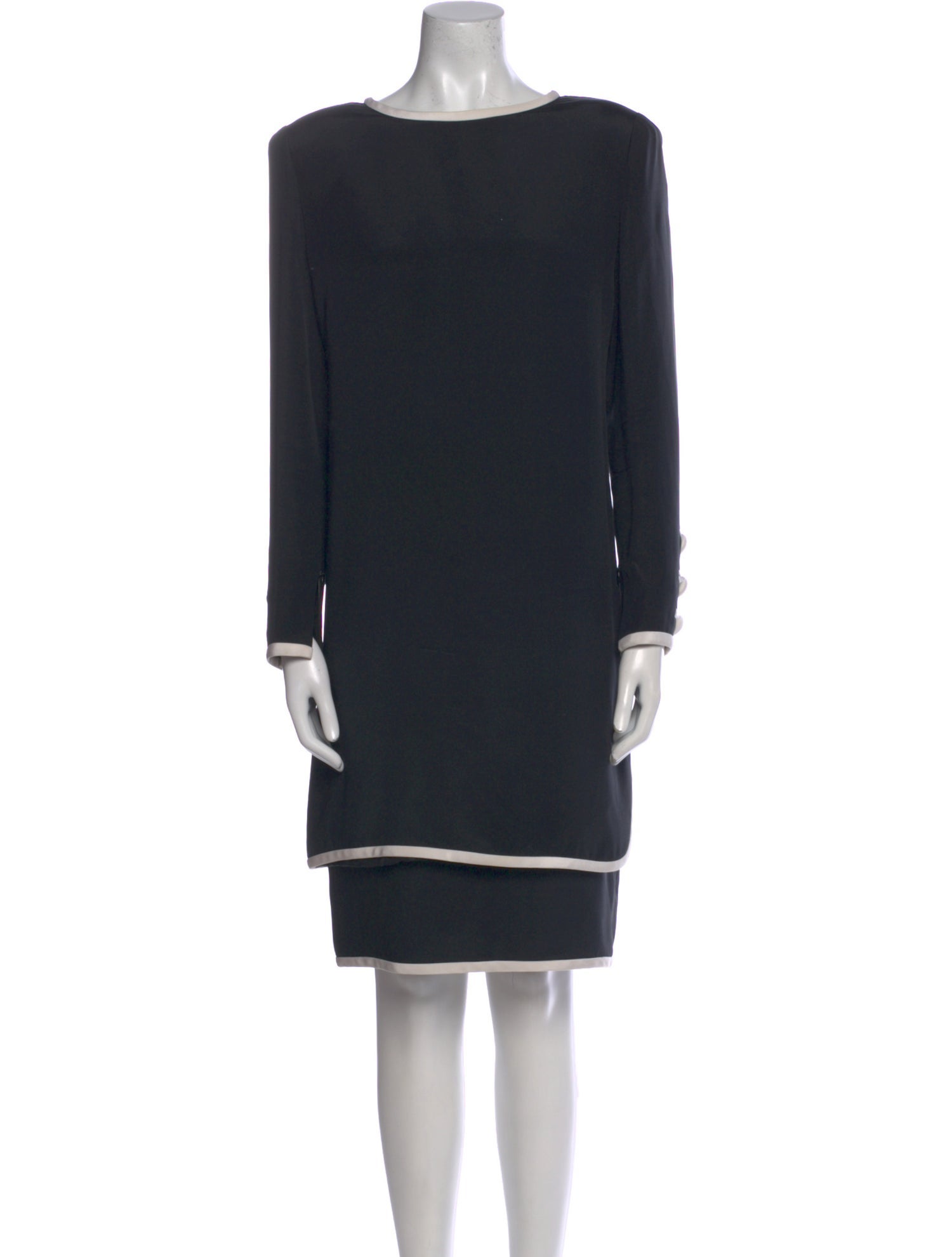 Neiman Marcus Silk Knee-Length Dress