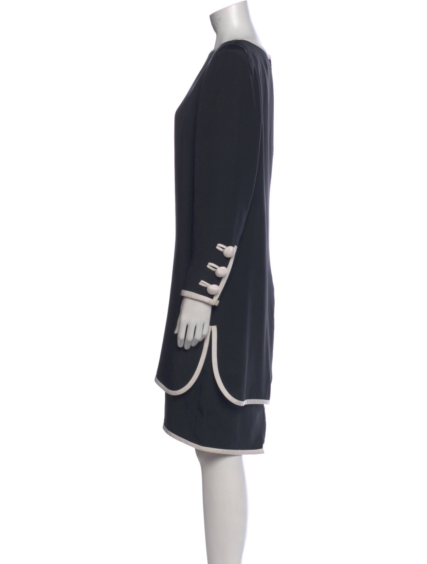 Neiman Marcus Silk Knee-Length Dress