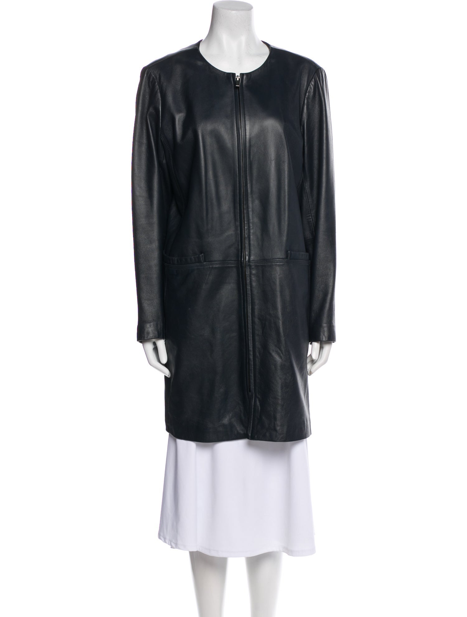 Neiman Marcus Leather Coat
