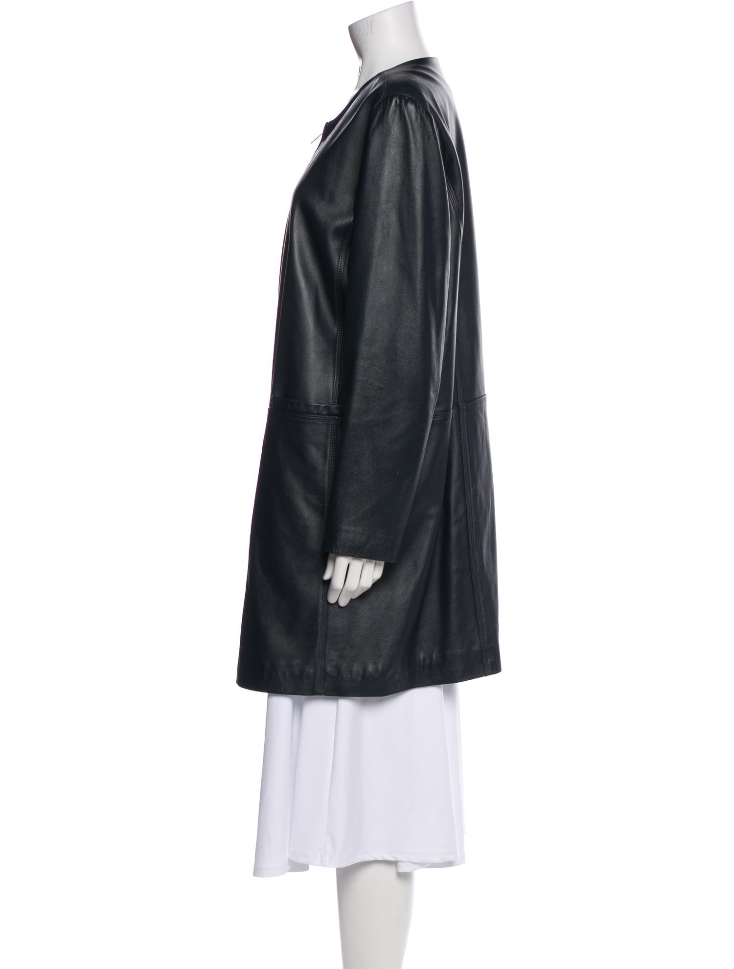 Neiman Marcus Leather Coat