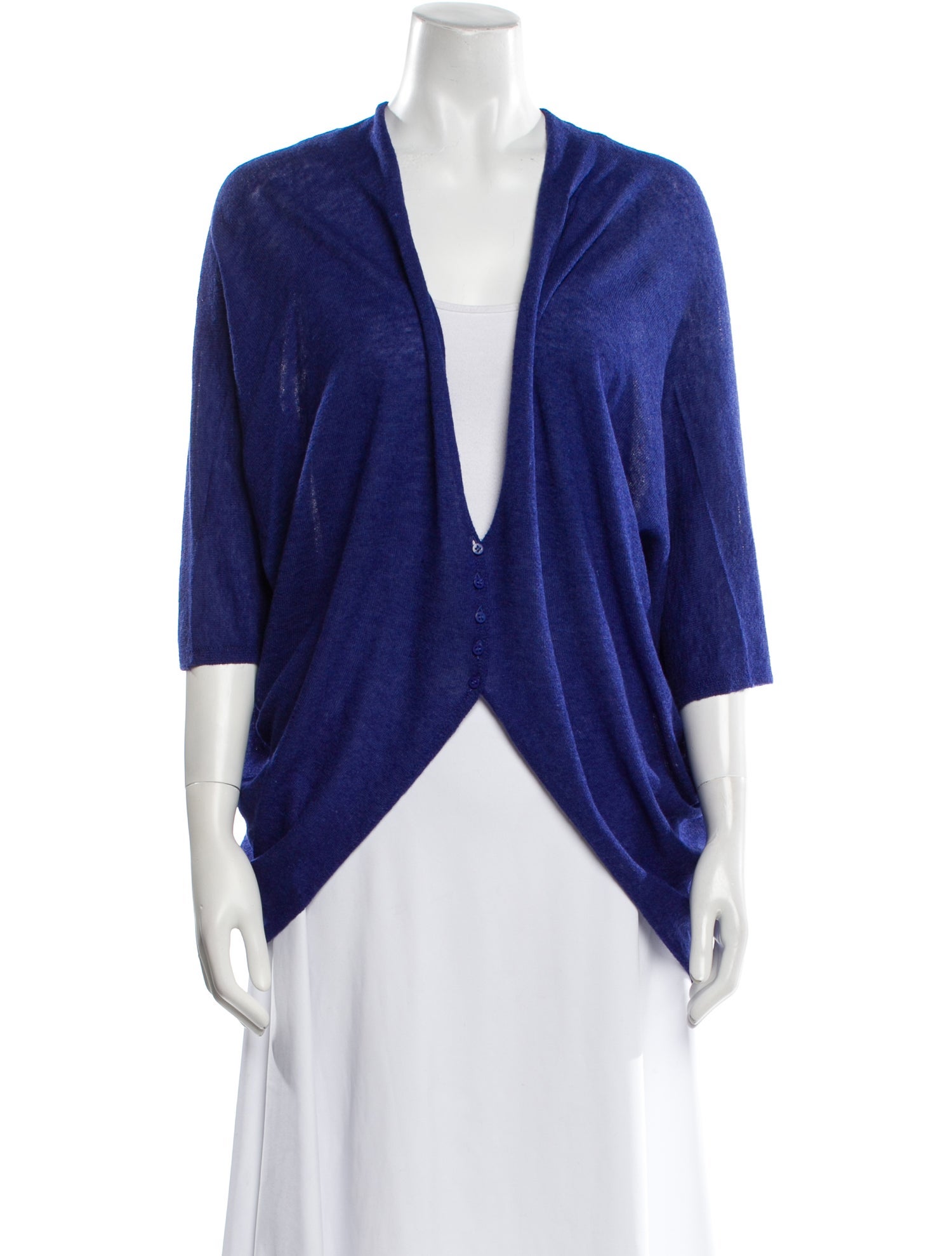 Neiman Marcus Wool V-Neck Sweater