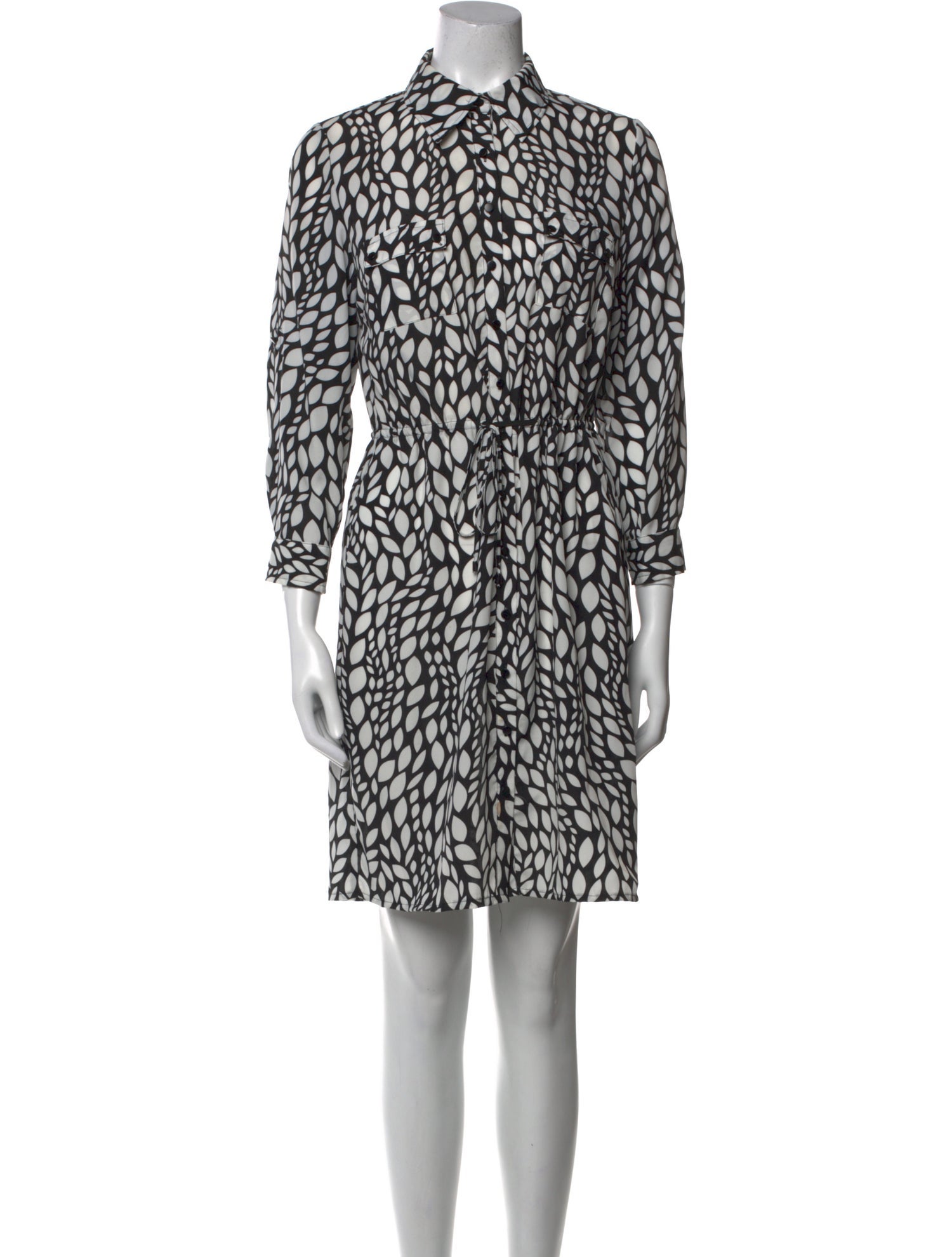 Neiman Marcus Printed Mini Dress