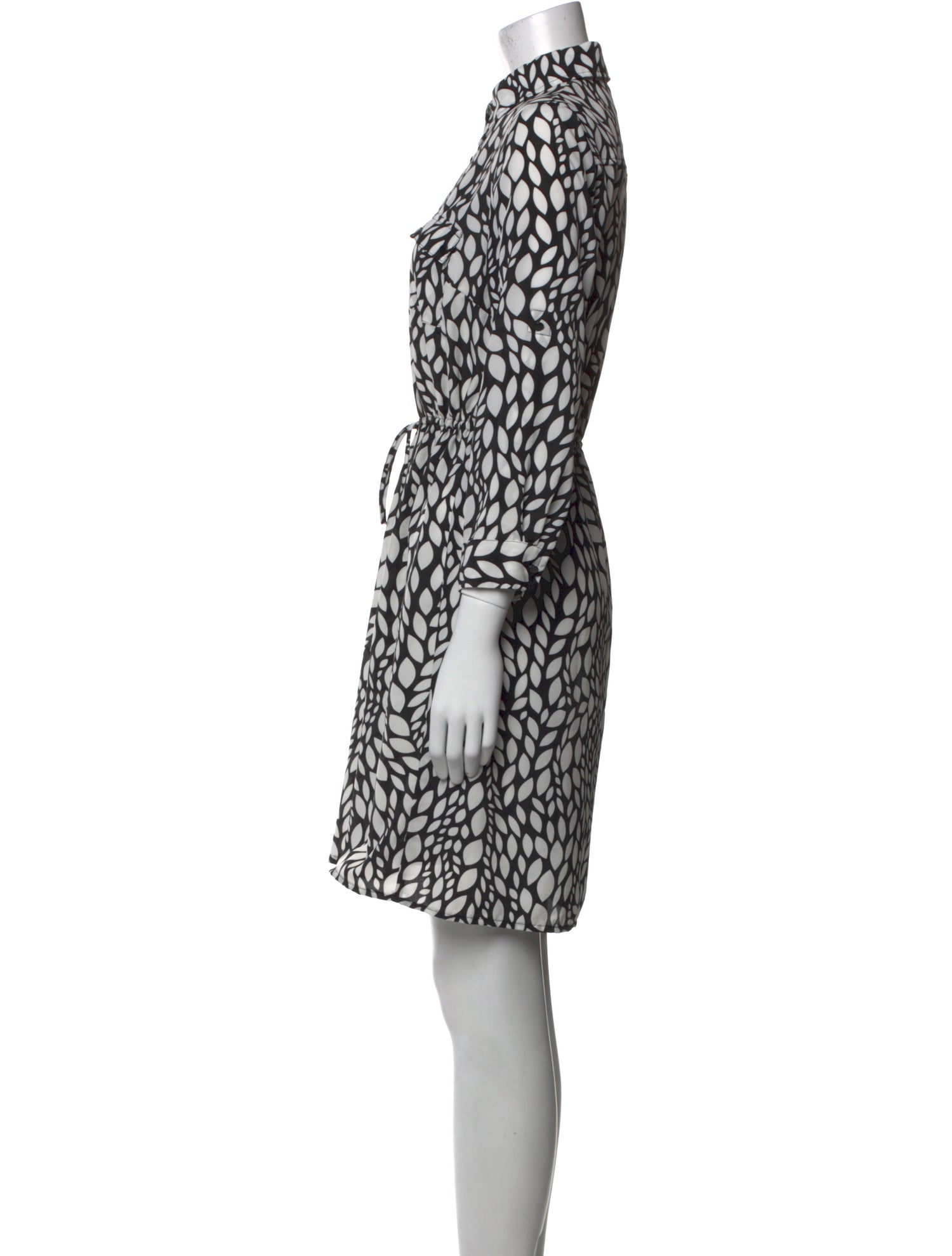 Neiman Marcus Printed Mini Dress