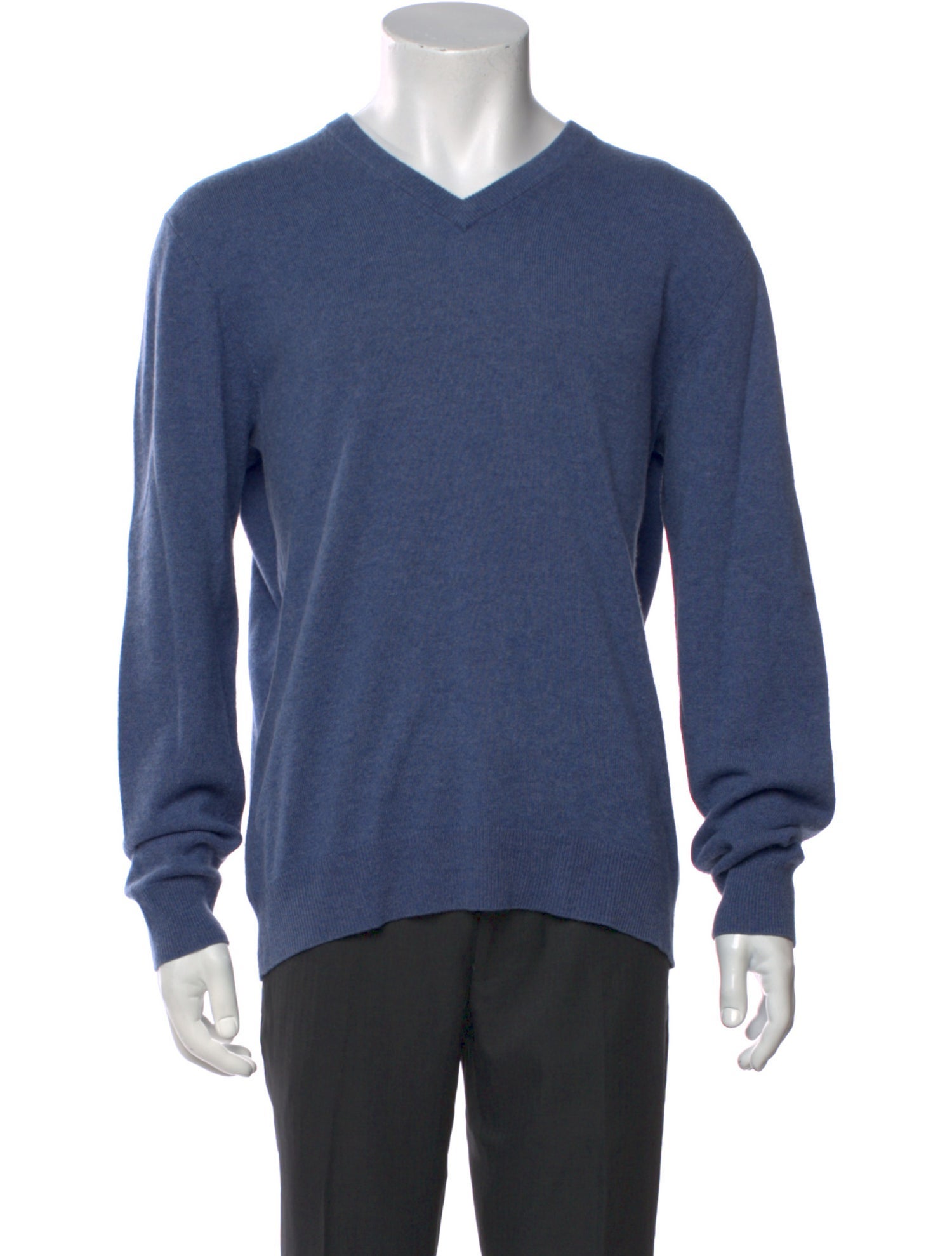 Neiman Marcus Cashmere V-Neck Pullover