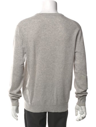 Neiman Marcus Cashmere V-Neck Pullover
