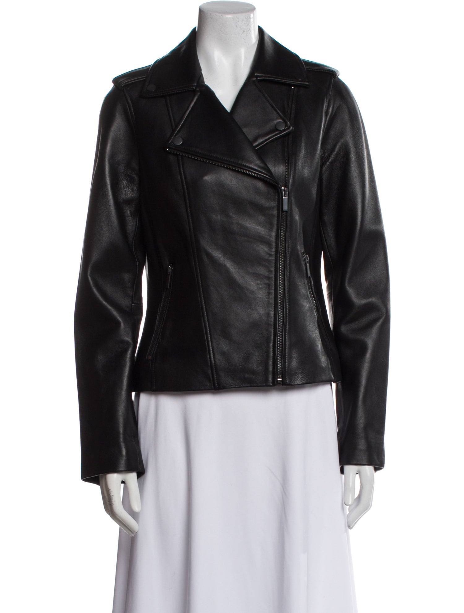 Neiman Marcus Leather Biker Jacket
