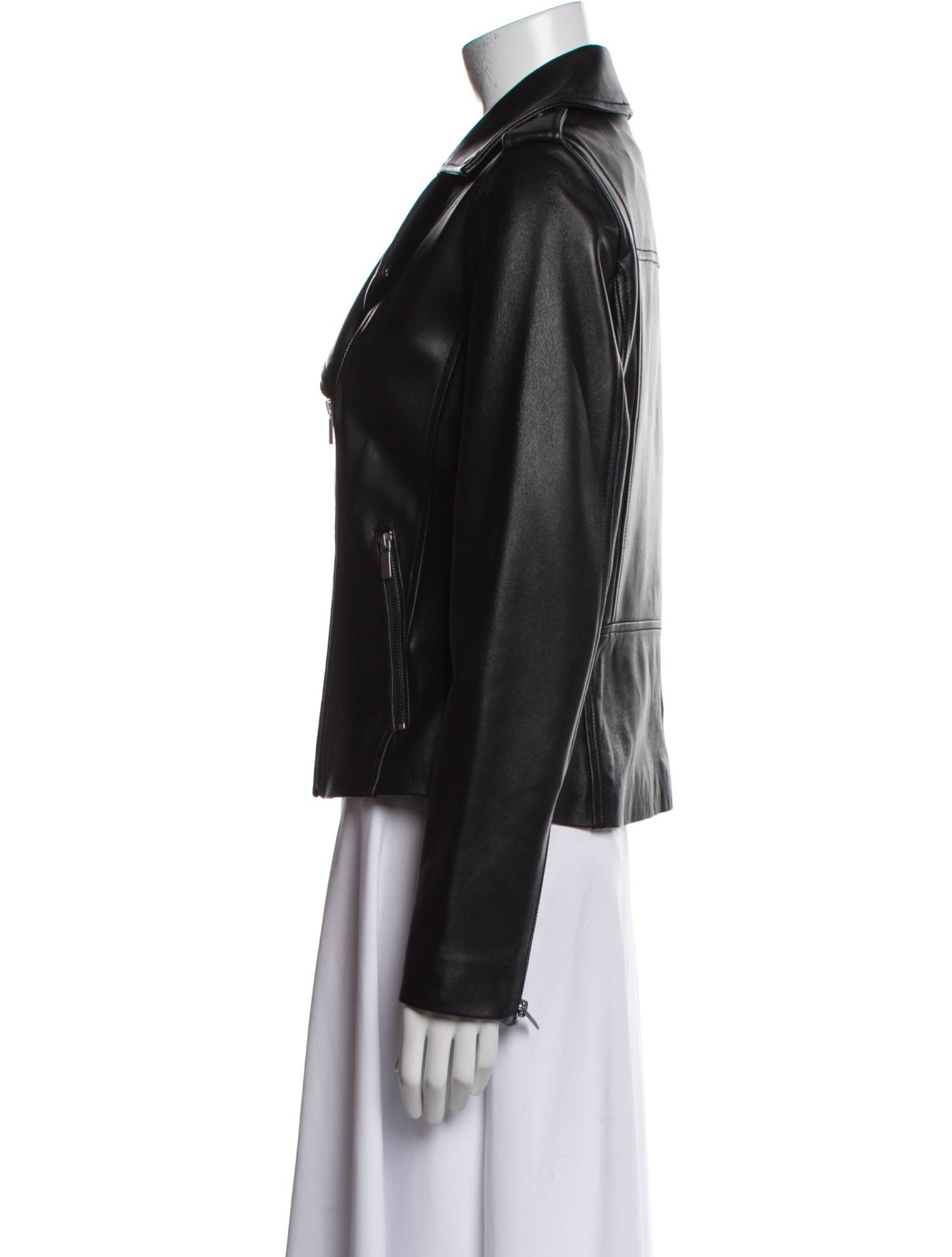Neiman Marcus Leather Biker Jacket