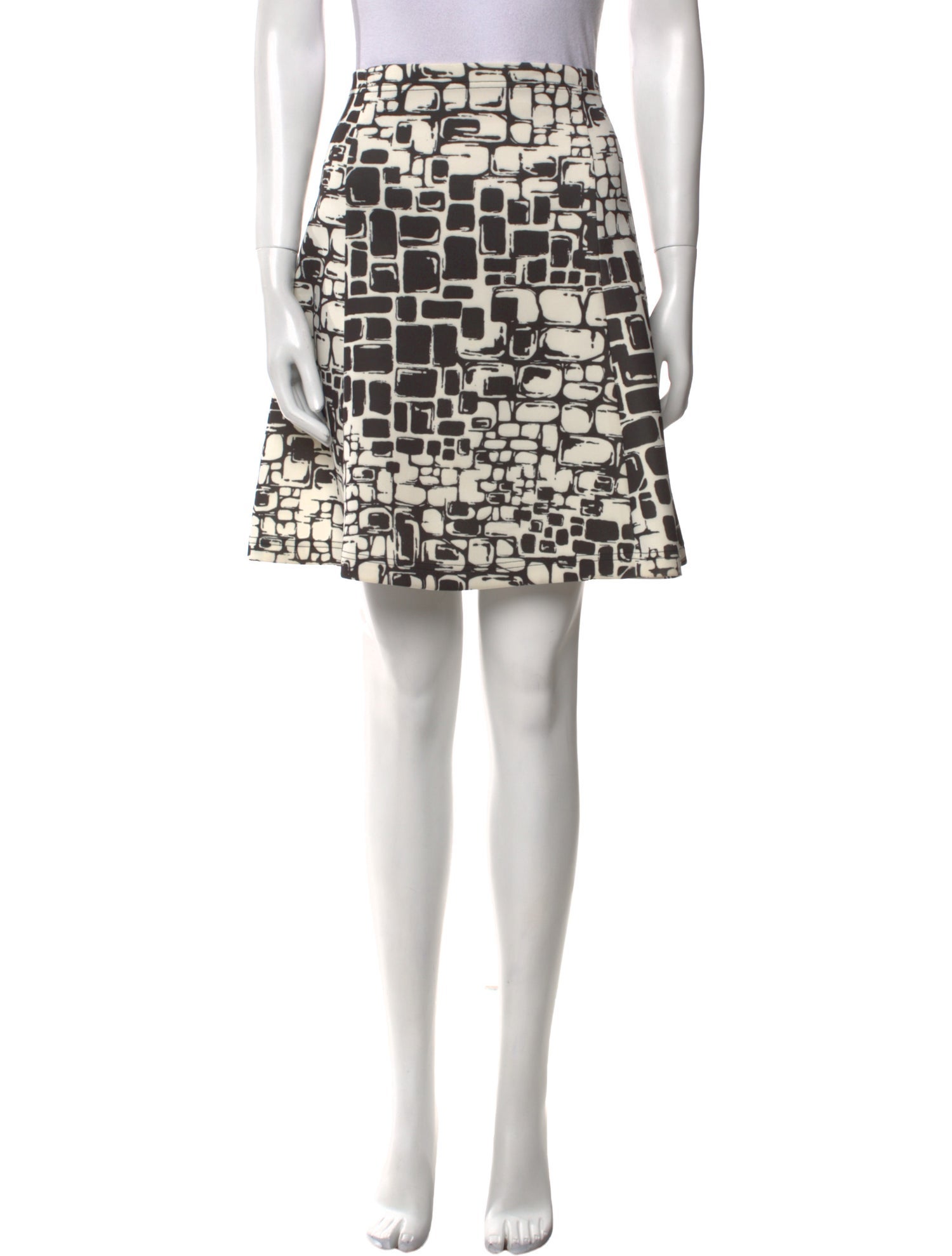 Neiman Marcus Neoprene Knee-Length Skirt