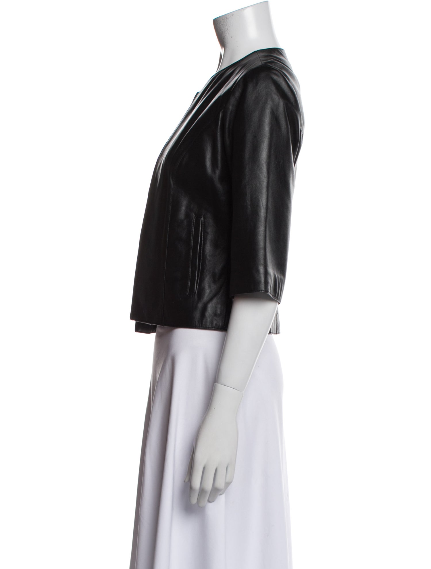 Neiman Marcus Leather Bolero