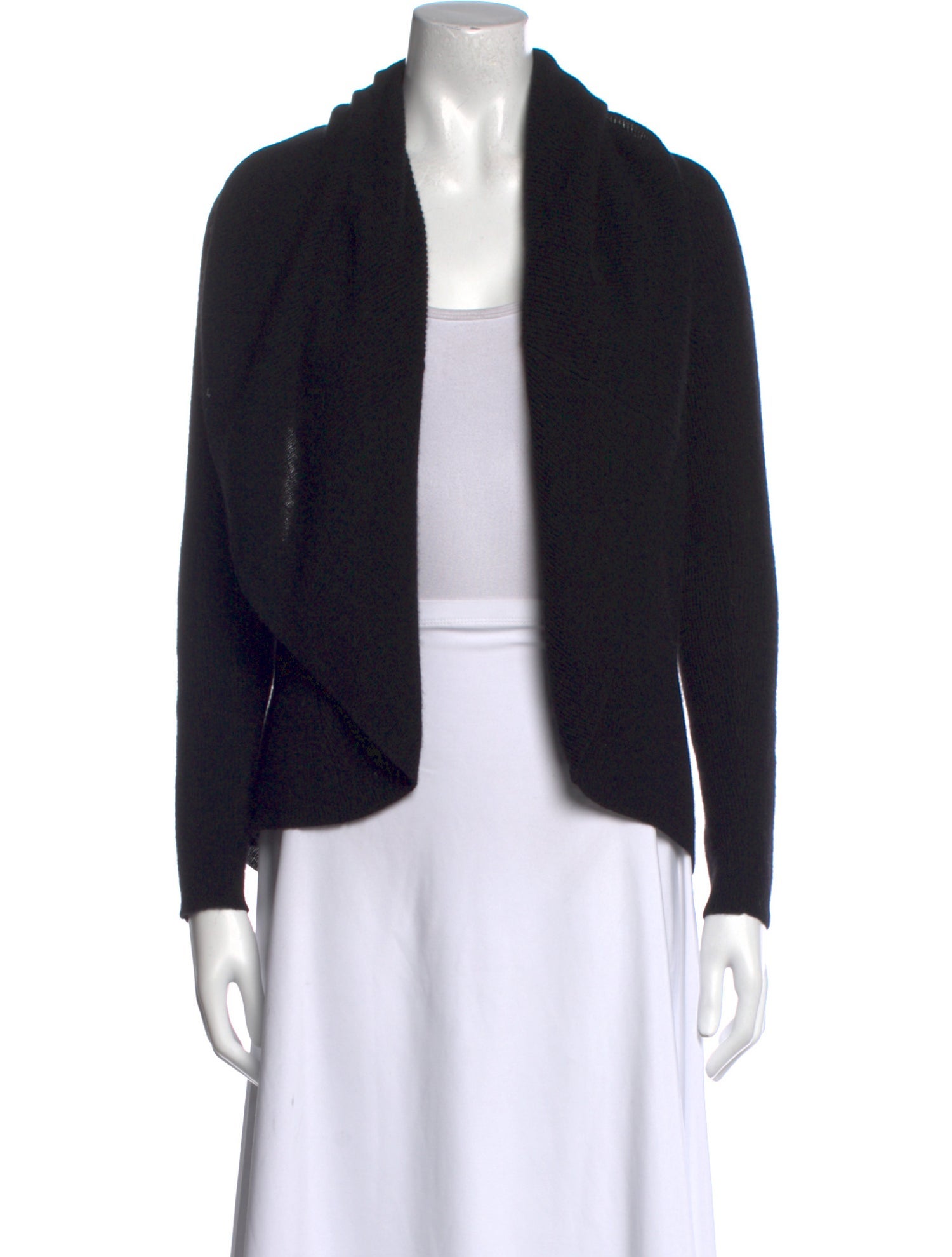 Neiman Marcus Cashmere Open Front Sweater