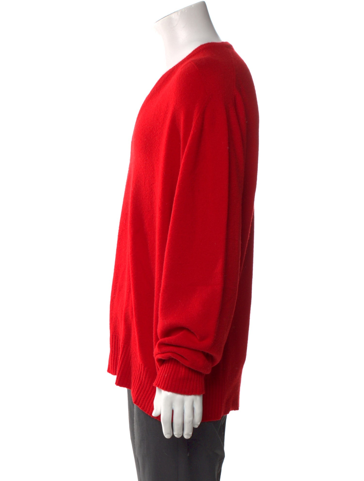Neiman Marcus Cashmere V-Neck Pullover