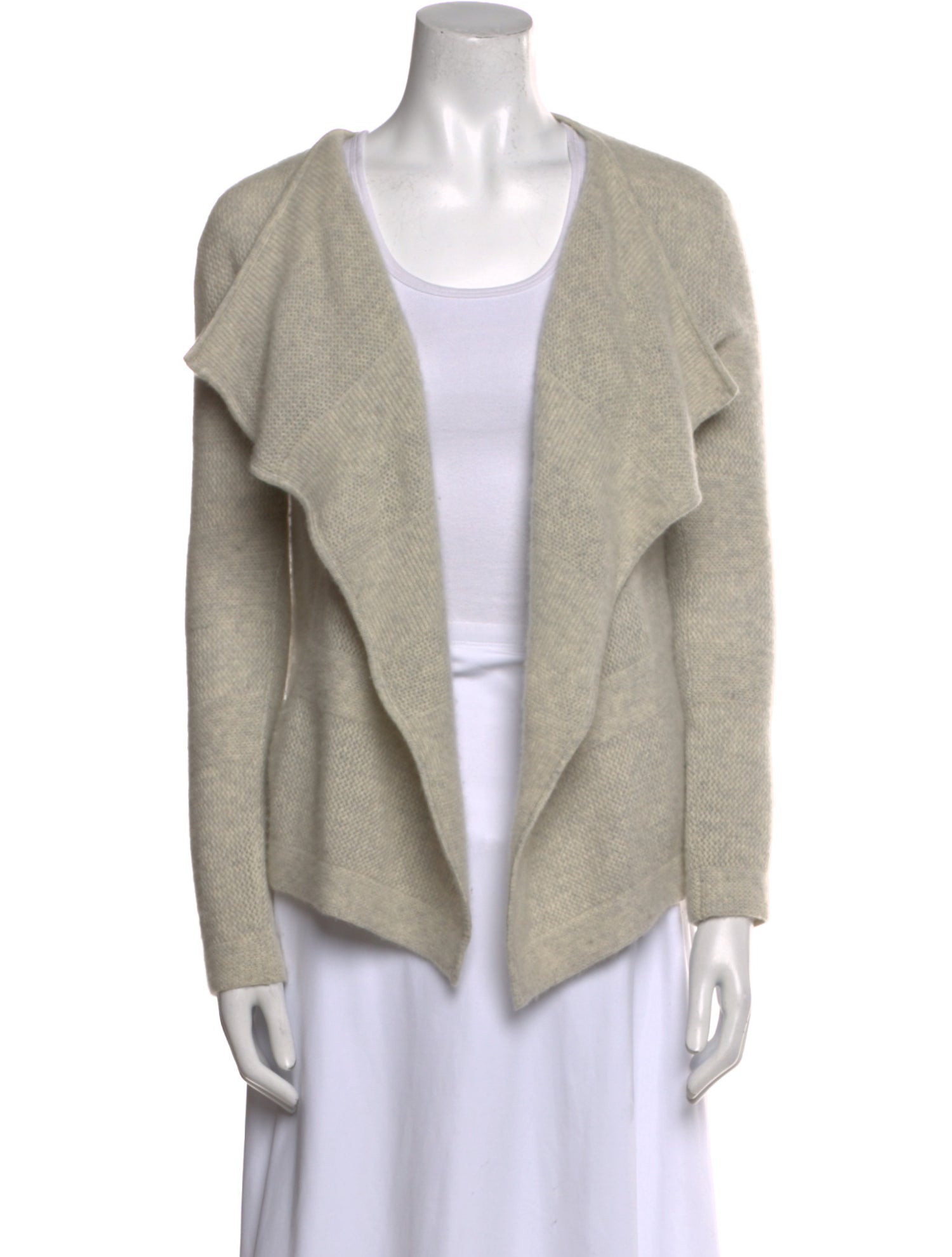 Neiman Marcus Cashmere Open Front Sweater