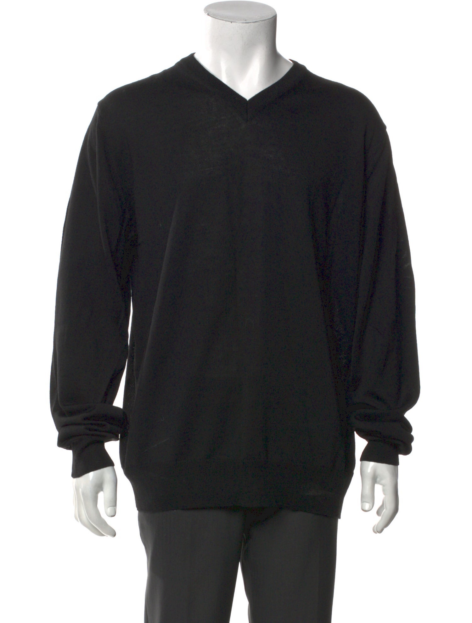 Neiman Marcus V-Neck Long Sleeve Cardigan