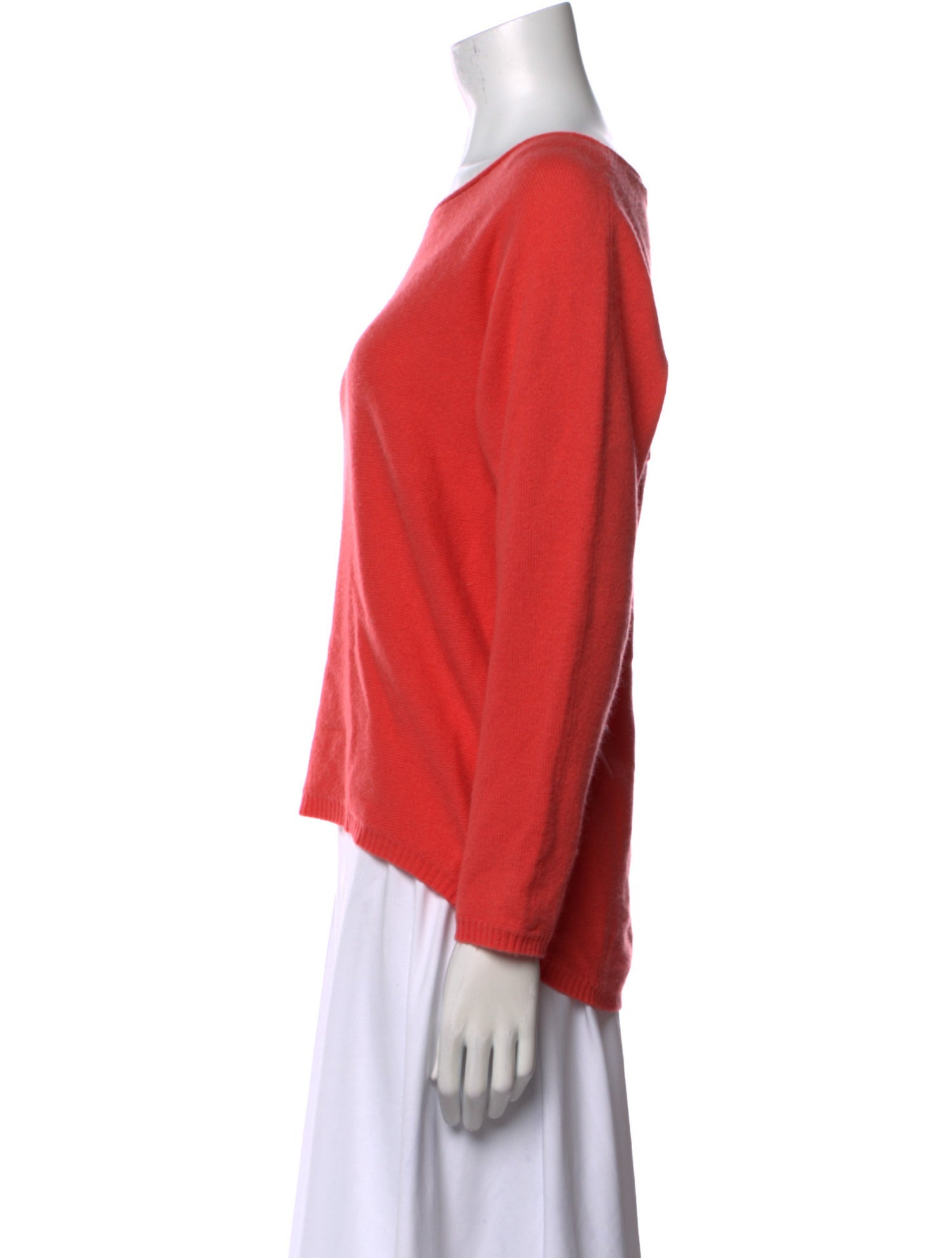 Neiman Marcus Cashmere Bateau Neckline Sweater