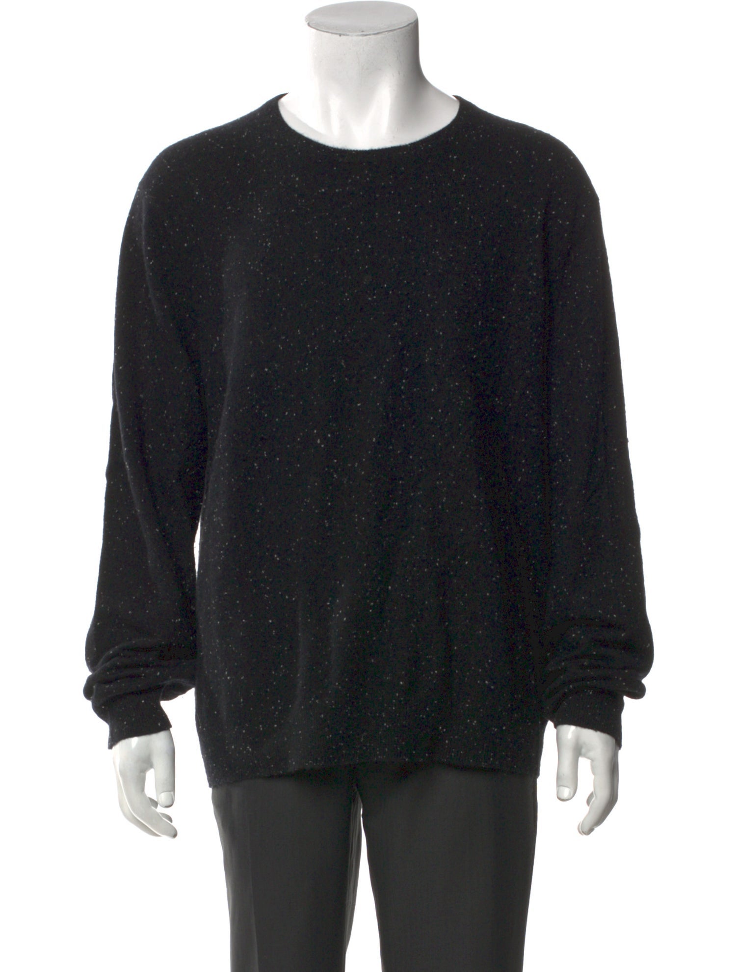 Neiman Marcus Cashmere Printed Pullover