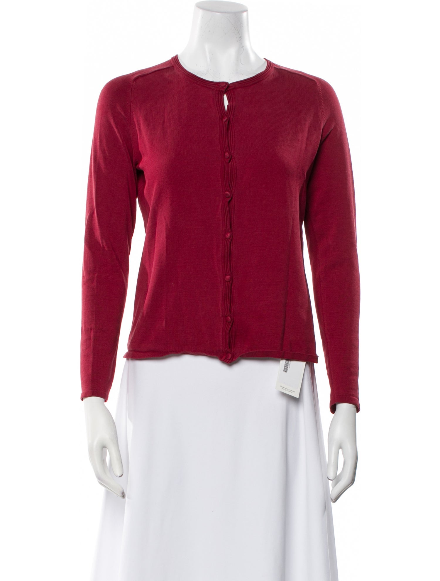 Neiman Marcus Silk Crew Neck Sweater