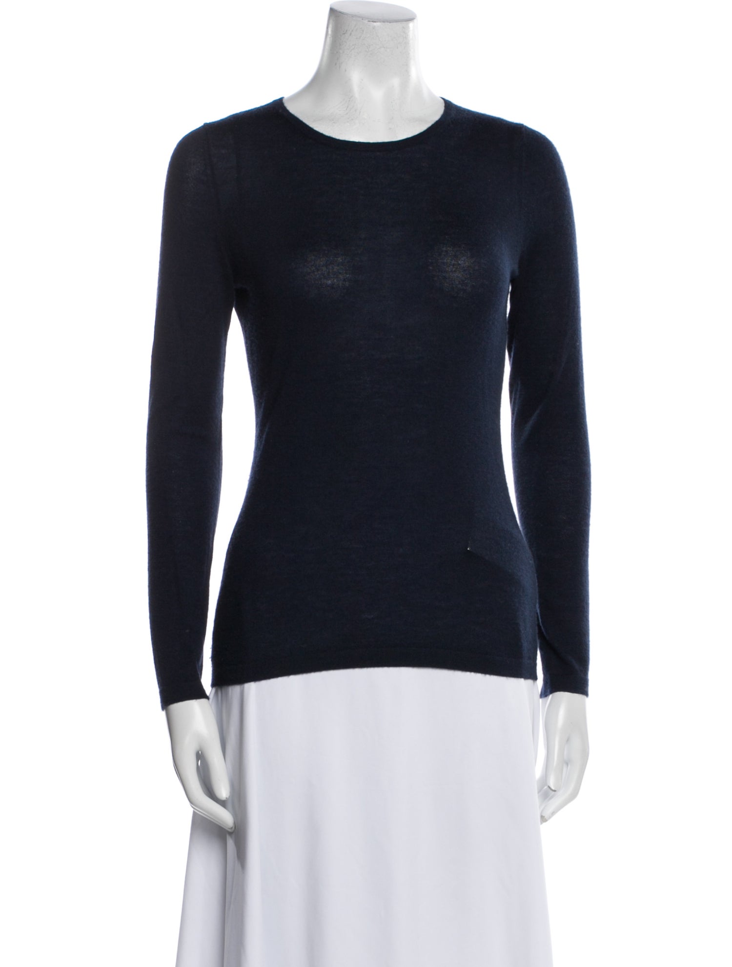 Neiman Marcus Cashmere Crew Neck T-Shirt