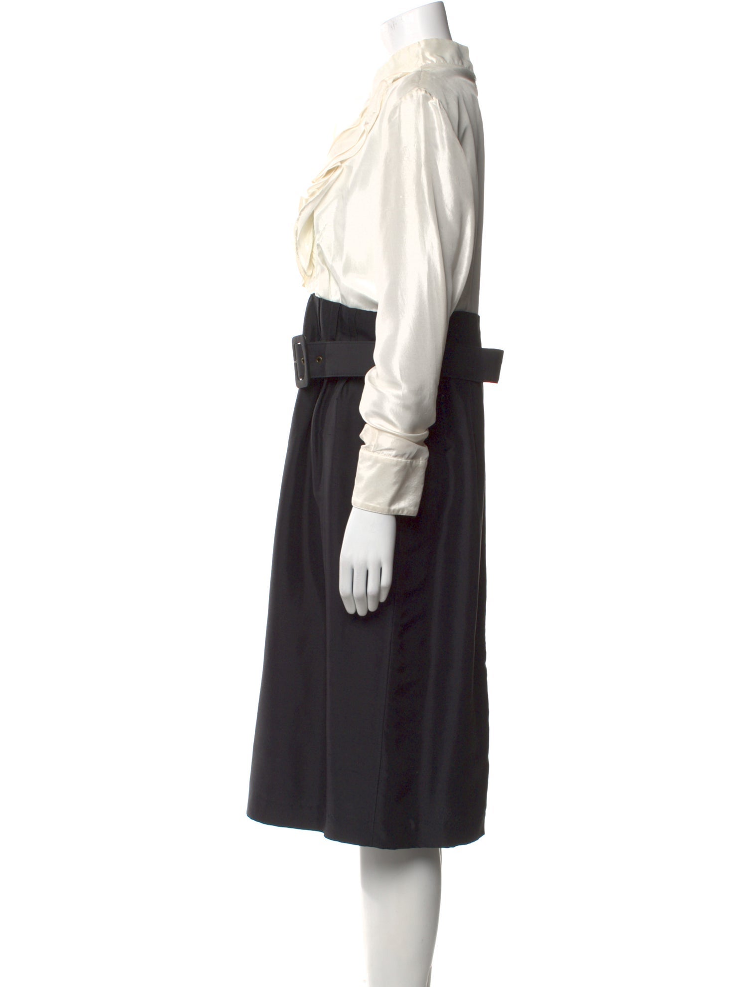 Neiman Marcus Silk Midi Length Dress