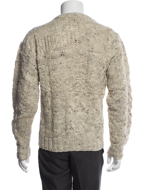 Neiman Marcus Wool Crew Neck Pullover