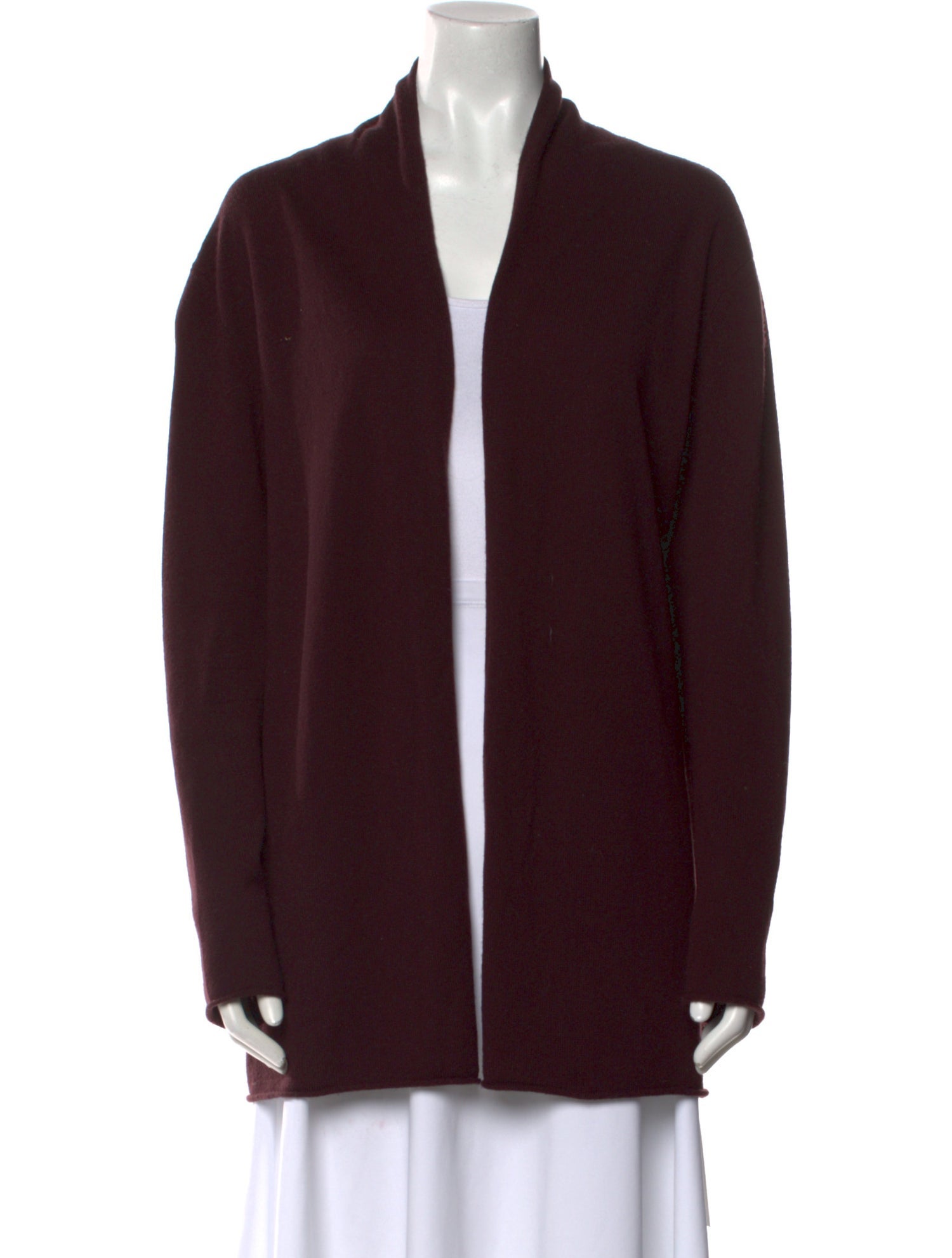 Neiman Marcus Cashmere Open Front Sweater