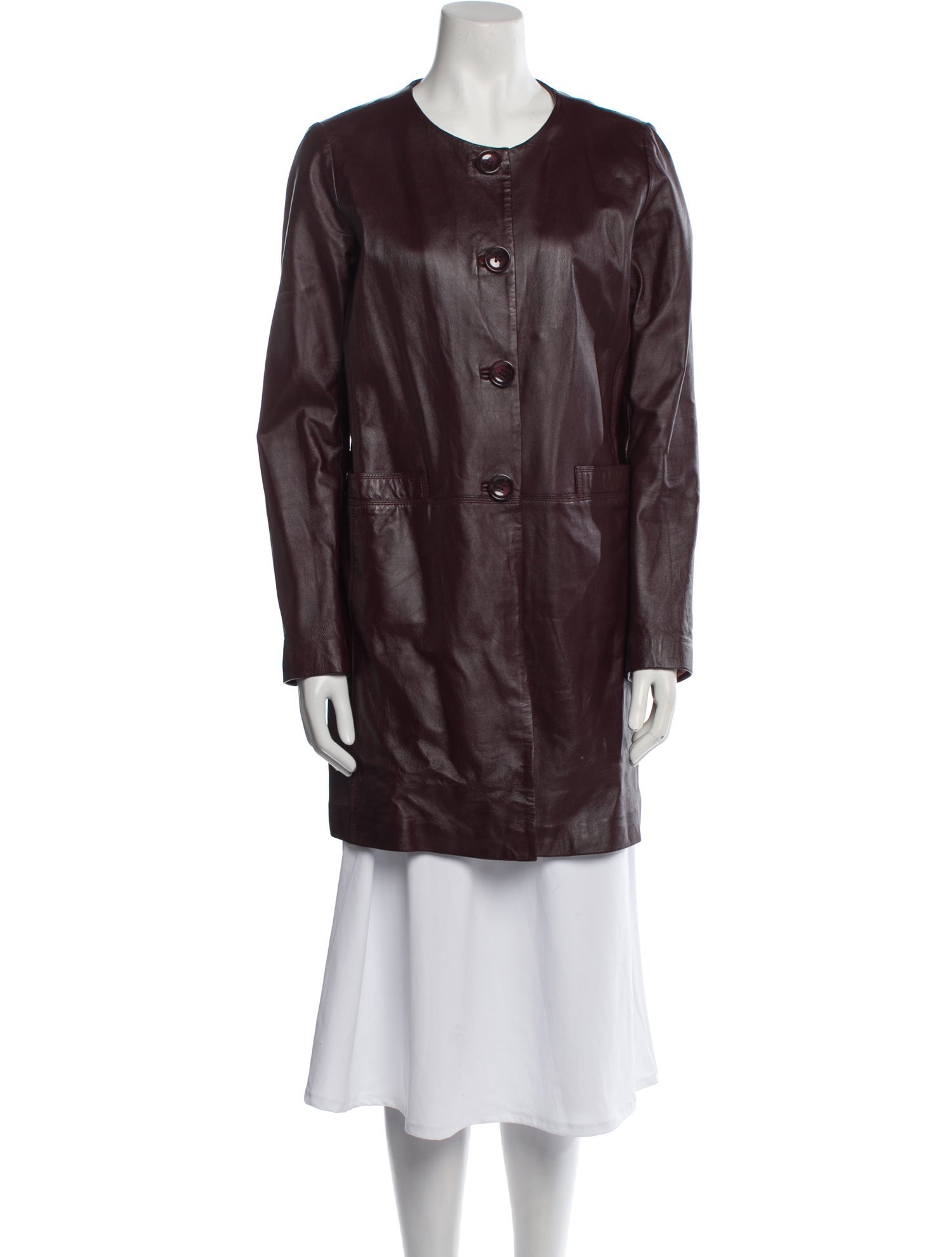 Neiman Marcus Leather Evening Jacket